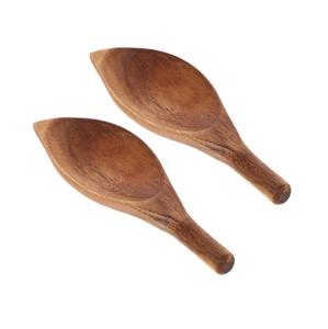 Juego de cuchara de madera hecha a mano, herramientas de cocina ecológicas suaves y naturales, perfectas para cocinar, servir y hornear - Product Image 5