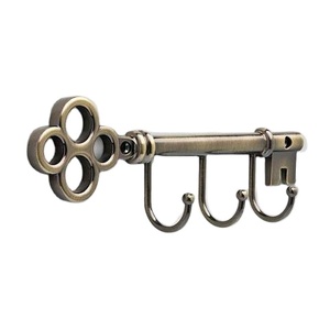 <b>Key</b> Shape Decorative Brass <b>Wall</b> <b>Hook</b> High Quality Antique Finishing <b>Wall</b> Mount <b>Hook</b> Home & Office Decoration Accessories - Product Image 1