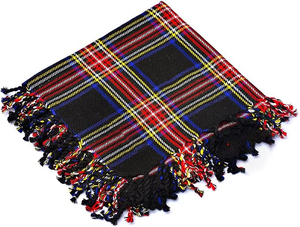 Élégant plaid écossais pour les tenues d'Highland, tartan à porter sur l'épaule pour compléter les kilt lors des célébrations et des cérémonies - Product Image 2