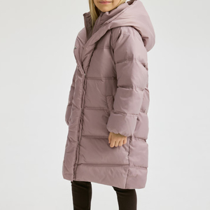 Chaqueta Acolchada para Niñas con Color Personalizado de Alta Calidad e Impresión de Logotipo, Chaqueta Larga Abrigada de Moda a Precio Económico OEM para Niñas 2026 - Product Image 2