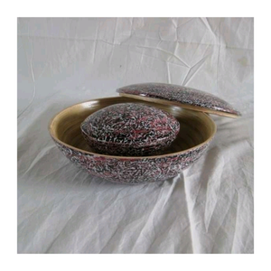 Bol en bambou durable fait main avec surface élégante et lisse en grain de bois pour salade, collations, vaisselle ou idée cadeau - Product Image 3