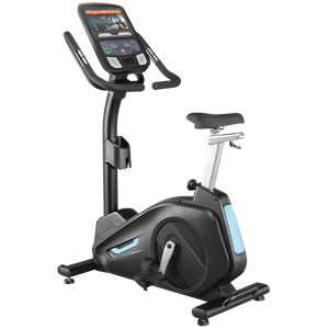 Nouveau vélo de fitness vertical français avec console tactile de 10 pouces, vélo d'intérieur portable pour l'entraînement cardio et l'amélioration de l'endurance - Product Image 1