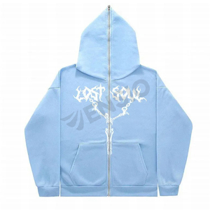 Sweat à capuche zippé complet Haute qualité Prix raisonnable Sweat à capuche zippé USA Sweat à capuche zippé intégral Sweat à capuche en coton avec logo personnalisé - Product Image 1