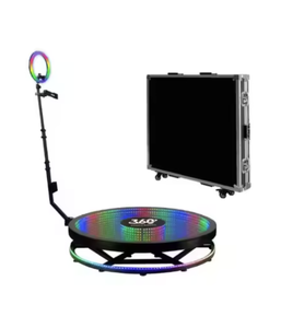 NOUVELLE Machine de photomaton 360° avec batteries supplémentaires + éclairage photographique et télécommande - Product Image 1