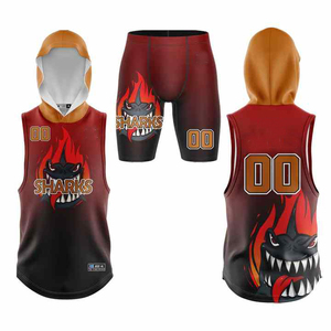Ensemble personnalisé Drapeau de quart-arrière pour l'entraînement Ensemble de compression par sublimation 7v7 Maillots Uniforme de football 7v7 en vente en gros - Product Image 5