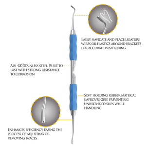 Sondas dentales de doble cabezal Sonda dental Limpieza y llenado de dientes Equipos de ortodoncia - Product Image 5