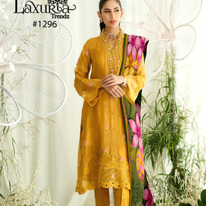 LATEST DESIGNER PITHI COLLECTION and FAUX GEORGATTE DESIGNER <b>KURTI</b>-SET - Product Image 1