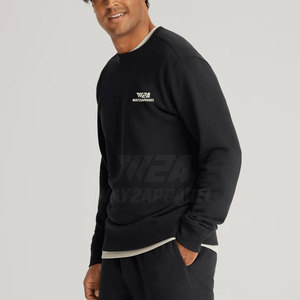 Ensemble de survêtement pour homme, coupe décontractée, mélange de coton, deux pièces, tenue douce et confortable pour un usage quotidien décontracté - Product Image 2