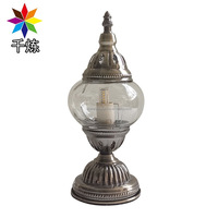Lampe de table ottomane turque bricolage lampe en mosaïque lampe de table à base de verre clair