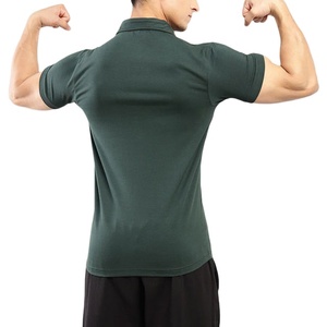 Camiseta Deportiva de Manga Corta con Cuello Redondo y Logotipo Personalizado, Estilo Casual, Color Sólido, Mangas con Ribetes, Corte Regular, 100% Algodón, Gran Venta de Primavera - Product Image 5