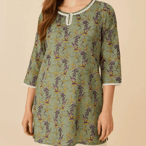 Kurti Corto Informal y Transpirable para Mujer - Product Image 1