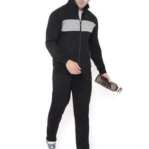 Ensembles de survêtements en coton pour hommes, sweats à capuche personnalisés, vente en gros, survêtement décontracté uni, jogging, survêtement chaud et doux, fitness - Product Image 1