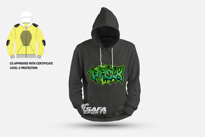 Sudadera con capucha de motocicleta Kevlar, jersey de alta calidad, Sudadera con capucha de lana de Kevlar, ropa de calle, Jersey lavado de algodón con estampado Digital 3D, Kevlar - Product Image 3