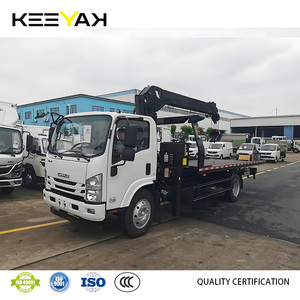 Grúa de Remolque de 4 Toneladas 4*2 Isuzu Diésel, Camión Portacoches con Grúa de 2 Toneladas y 3.2 Toneladas para Rescate en Carretera - Product Image 2