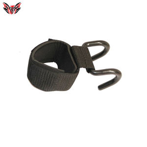 Sangles d'entraînement de gymnastique à bas prix OEM barre à crochet support de poignet enveloppes de levage musculation puissance crochets d'haltérophilie - Product Image 6