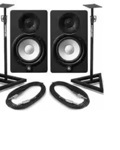 Altavoces de Monitor de Estudio Activos ORIGINALES HS8W 8 {Izquierdo y Derecho} con Soporte y Cable - Product Image 3