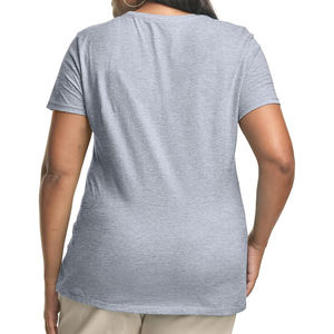 Women's Plus Size Short Sleeve <b>T</b>-<b>Shirts</b> Loose Fit Fashionable Screen Printed Casual Personalized Tees Custom Embroidered Logo - Product Image 6