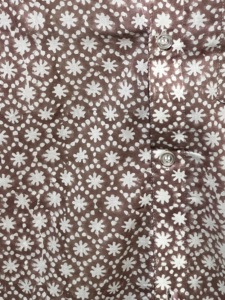 Camisa Casual de Algodón con Estampado a Mano para Hombre, Elegante y Moderna |   Colección de Camisas Florales de Manga Larga 100% Algodón - Product Image 3