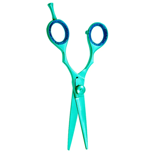 Tijeras de corte de pelo de calidad superior Color personalizado con Cuchillas de acero afiladas Tijeras de peluquería con reposapiés ajustable - Product Image 3