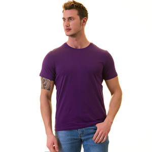 Áo thun in hình tay ngắn bán buôn, chất liệu cotton trơn, thiết kế logo thương hiệu tùy chỉnh, áo thun nam, sản xuất tại Thổ Nhĩ Kỳ - Product Image 4