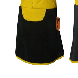 Guante de seguridad industrial con función antideslizante a precio de fábrica, guante de soldadura de cuero dividido de vaca, guante de seguridad de piel de vaca auténtica - Product Image 6