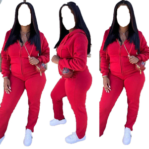 Conjunto de Dos Piezas con Capucha y Cordón, Ajustado, Informal, para Invierno, Ropa Personalizada para Mujer - Product Image 2