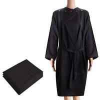 SUNSTAR IMPEX Bata de Salón para Clientes, Capa Protectora para el Cabello, Estilo Kimono, Personalizable, Portátil, Resistente al Agua, Poliéster