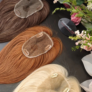 Venta caliente 2025 Topper atado a mano 100% cabello humano crudo cutícula completa alta calidad virgen recto Yaki precio al por mayor - Product Image 1