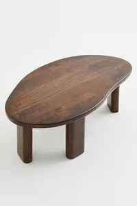 Modern Farmhouse Animal <b>Style</b> Round Handmade Real Touch Horn <b>Coffee</b> <b>Table</b> Durable Low for Living Room HF <b>Industries</b> - Product Image 5
