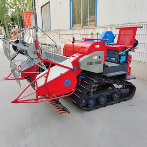 Moissonneuse-batteuse à riz compacte/mini avec moteur et boîte de vitesses, haute productivité, meilleur prix - Product Image 4