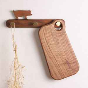 Planche à découper rectangulaire en bois d'acacia massif et bois de rose, faite à la main, écologique, lavable au lave-vaisselle, accessoire de cuisine élégant, vente en gros - Product Image 4