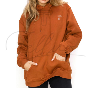 Nouveau design, sweat à capuche en polaire pour homme, avec poche, logo personnalisé, vente chaude, respirant, épaules tombantes, coupe régulière - Product Image 1