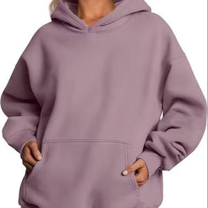 Sweats à capuche surdimensionnés pour femmes pulls molletonnés tenues de printemps 2025 pull automne hiver vêtements - Product Image 1