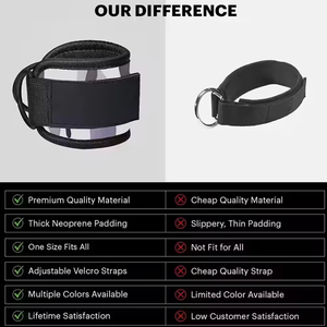 Muñequeras de levantamiento de pesas ajustables para gimnasio, Fitness, levantamiento de fuerza, gimnasio de alta calidad, Fitness, correas de levantamiento de pesas personalizadas - Product Image 6