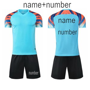 Camiseta deportiva de equipo de fútbol personalizada con logotipo gratuito, conjuntos de camiseta de fútbol de último diseño, ropa de calidad de nuevo modelo barata - Product Image 6