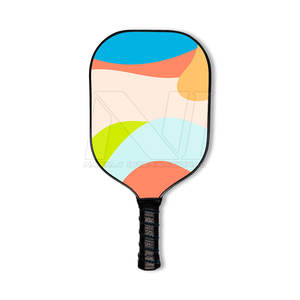 Raqueta de paleta Pickleball de fibra de carbono de fibra de vidrio 12K estándar profesional de alta calidad EVA duradera para uso en exteriores - Product Image 1