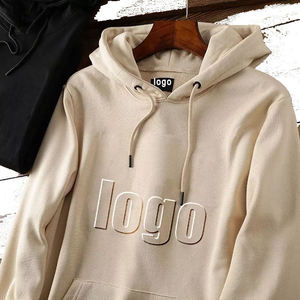 Venta al por mayor de calidad superior en blanco de algodón y de talla grande Sudaderas con cuello redondo regular de gran tamaño personalizado sudaderas con capucha de las mujeres - Product Image 4