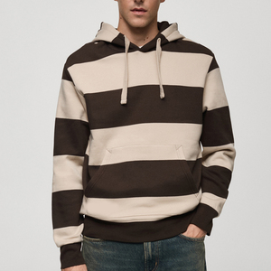 Sweat-shirt à capuche pour homme en coton de haute qualité en gros, impression de logo personnalisé, sweat-shirt uni lourd surdimensionné, sweat-shirt pour homme - Product Image 3