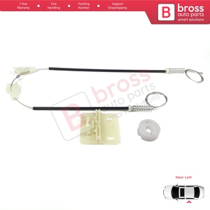 ชุดซ่อมมอเตอร์กระจกไฟฟ้า BWR462 สำหรับประตูหลังซ้าย รถยนต์แลนด์โรเวอร์ ฟรีแลนเดอร์ MK1 L314 LN ปี 1997-2006 แบบ 3/5 ประตู รุ่น CVH101210 - Product Image 4