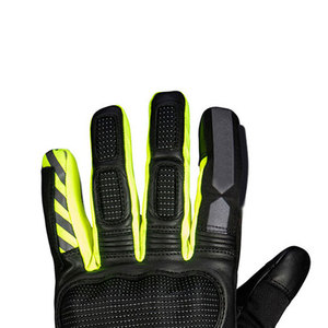 Guantes de carreras de cuero hechos con material personalizado de dedo completo/Guantes de carreras de cuero de diseño impreso personalizado - Product Image 3