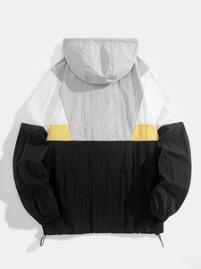 Top Quality <b>Men's</b> Breathable Windproof Outdoor Windbreaker <b>Jackets</b> For <b>Men</b> High Quality Custom Windbreaker Polyester Material - Product Image 2