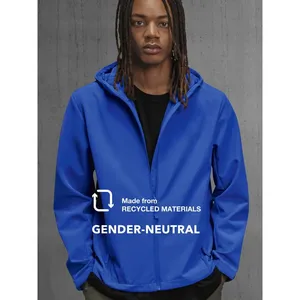 เสื้อกันฝนแบบมีฮู้ด 3Lr Softshell รุ่น Sustainable ดีไซน์ทันสมัยและเป็นมิตรกับสิ่งแวดล้อม - Product Image 5