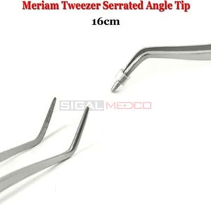 คีมผ่าตัดและแหนบสแตนเลสคุณภาพสูง (Meriam) - ได้รับการรับรองมาตรฐาน CE รับประกัน 3 ปี ขนาด 16 ซม. เครื่องมือทันตกรรม - Product Image 5