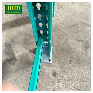 Bhd ที่ปรับแต่งความยาวสีส้มพาเลทใหม่ทำจากเหล็กดึงชั้นทรงหยดน้ำสำหรับการควบคุมสินค้าคงคลังของคลังสินค้า5ชั้น - Product Image 4