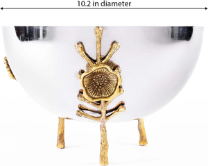 Bandejas de Servicio y Cuencos Decorativos de Metal Ecológicos de Color Personalizado, Modernos y de Lujo para Bodas, Fiestas de Ramadán - Product Image 6