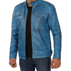 Vestes en cuir véritable d'hiver personnalisées pour hommes Vente en gros Arrivée d'hiver Vestes bombardier en cuir de vache à bas prix - Product Image 2