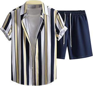 Pantalones Cortos Anchos de Algodón con Tinte Batik de Verano 2025 y Tops Casuales de Manga Corta para Hombre y Mujer - Product Image 4