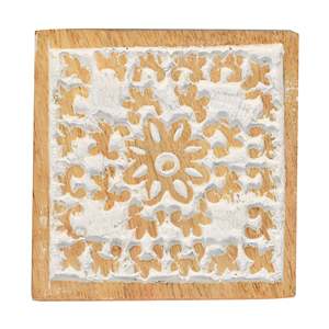 Ensemble de 2 sous-verres en forme de coeur en bois d'acacia avec support en fer pour décoration de table basse Cadeau de pendaison de crémaillère Nouveau décor de cuisine pour la maison - Product Image 5