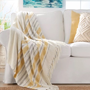 Manta de algodón étnica Bohemia al por mayor para sofá y toalla, ropa de cama con estampado tejido estampado, Mantas y mantas decorativas para uso doméstico - Product Image 3