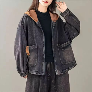 Chaqueta Vaquera con Botones para Mujer, Superventas 2025, con Bolsillos, Informal, para Verano, Universidad, Tendencia de Invierno - Product Image 6